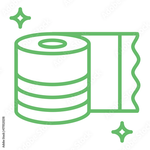 Toilet Paper Icon