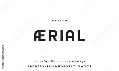 Minimal modern logo alphabet fonts. Typography minimalist urban sana serif digital fashion future creative logos fonts. vector illustration.