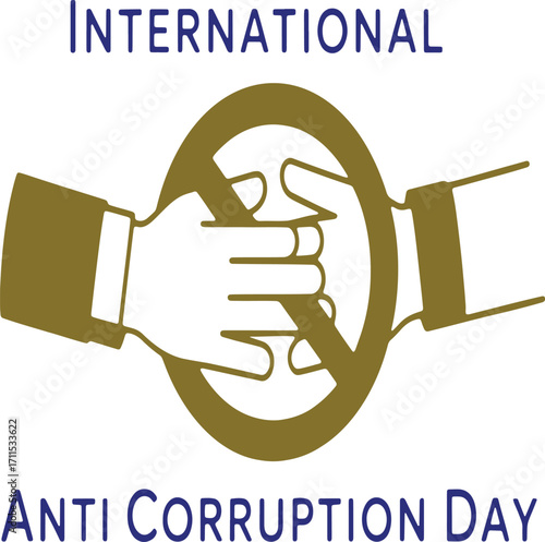 International Anti Corruption Day Symbolic Representation Preventing Bribery and Unethical Behavior Within Business and Society Contributing to Transparency