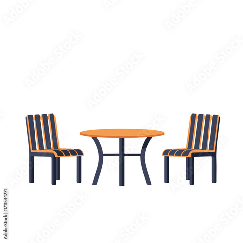 Table and chairs
