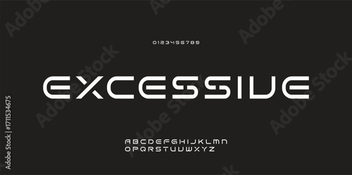 modern creative alphabet. Future fonts style. Typography uppercase and lowercase fonts. vector illustration.