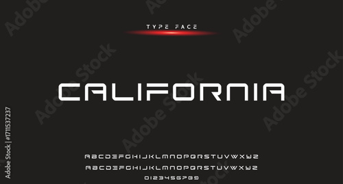 modern creative alphabet. Future fonts style. Typography uppercase and lowercase fonts. vector illustration.
