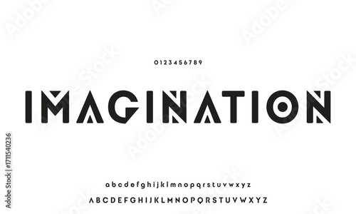 Abstract Fashion alphabet letters font logo. Minimal modern urban fonts for logo, brand etc. Typography typeface uppercase lowercase and number. vector illustration.