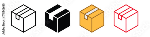 Packaging Box icon vector. logistics and delivery symbol. vector illustration.