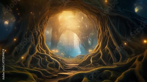 Wallpaper Mural Guardian Tree's Golden Arch Torontodigital.ca