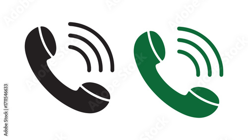 Vintage Phone Call Illustration eps 10