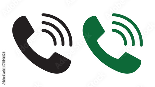 Communication Handset Symbol vector illustration