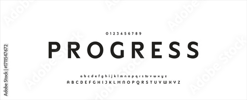 Modern Bold Font. Sans Serif Font. Regular Uppercase Lowercase Typography urban style alphabet fonts for fashion, sport, technology, digital, movie, logo design, vector illustration