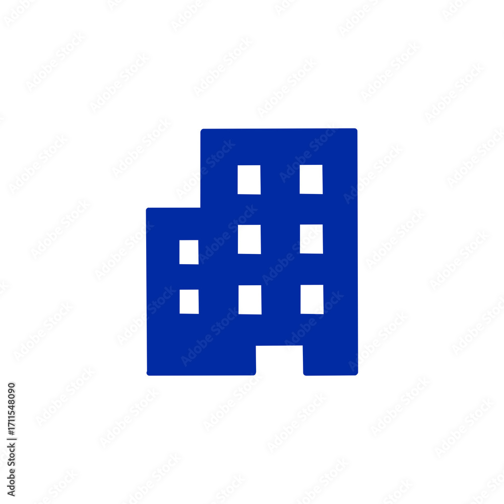 Obraz premium Office Building Icon / オフィスビルのアイコン(会社・都市・不動産)