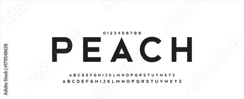 Creative font. Modern abstract digital tech font. Logo creative font, type, technology, movie, digital, music, movie. Fonts and illustration in vector format.