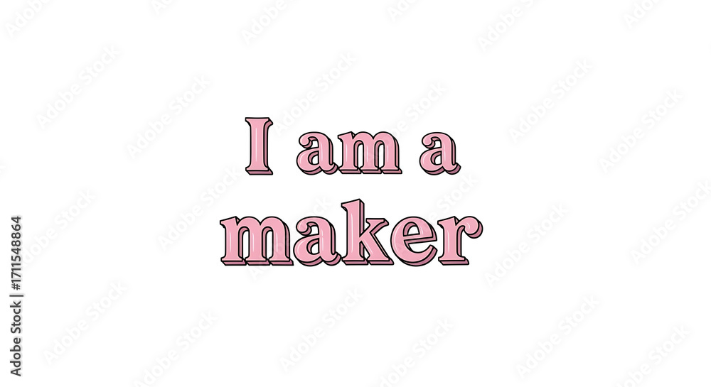 Fototapeta premium Inspiring affirmation 