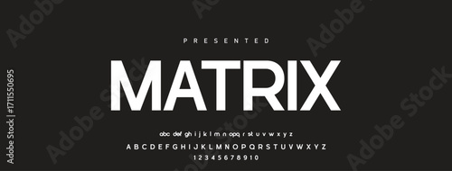 Creative font. Modern abstract digital tech font. Logo creative font, type, technology, movie, digital, music, movie. Fonts and illustration in vector format.