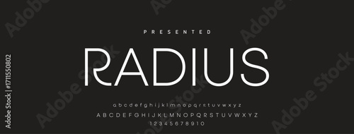 Creative font. Modern abstract digital tech font. Logo creative font, type, technology, movie, digital, music, movie. Fonts and illustration in vector format.