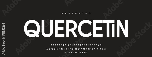 Font alphabet creative modern with black dots, letters A, B, C, D, E, F, G, H, I, J, K, L, M, N, O, P, Q, R, S, T, U, V, W, X, Y, Z and numerals 0, 1, 2, 3, 4, 5, 6, 7, 8, 9, vector illustration 10EPS