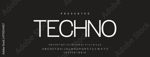Font alphabet creative modern with black dots, letters A, B, C, D, E, F, G, H, I, J, K, L, M, N, O, P, Q, R, S, T, U, V, W, X, Y, Z and numerals 0, 1, 2, 3, 4, 5, 6, 7, 8, 9, vector illustration 10EPS