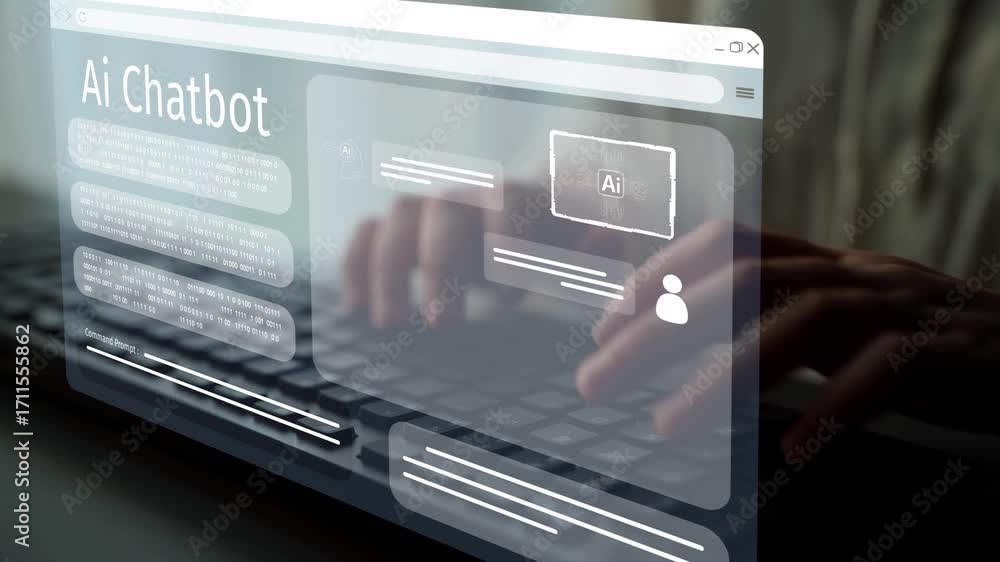 AI Virtual Assistant Artificial Intelligence Chatbot Controlled by ...