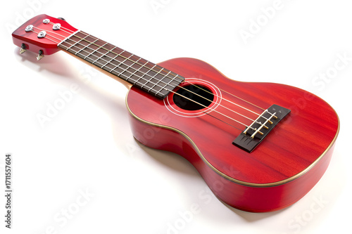 Red Ukulele. A Vibrant String Instrument for Music Lovers