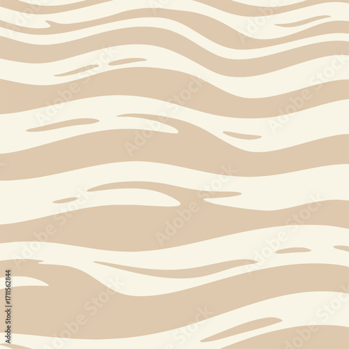 Curved beige and off-white alternating stripes flowing vertically across the entire image