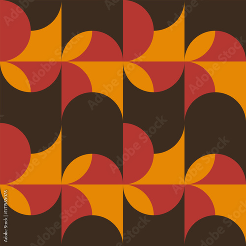 Abstract geometric seamless...