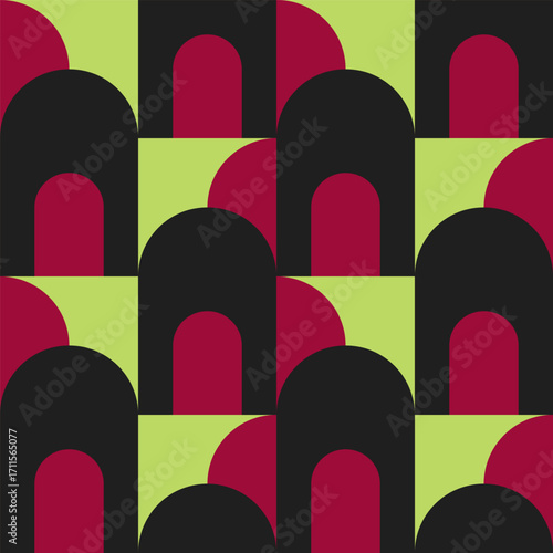 Abstract geometric seamless...