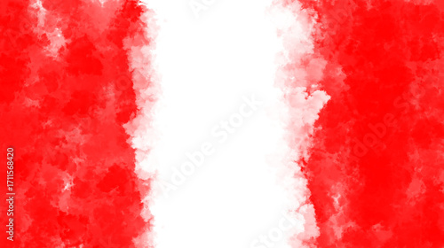 Abstract Red and White Vertical Gradient Background.