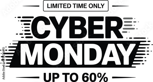 Exciting Cyber Monday sale with limited time offer and up to 60% discount