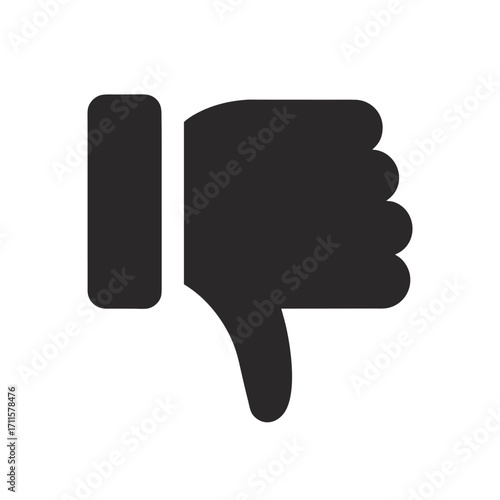 black and white speech bubble like and dislike icon vector