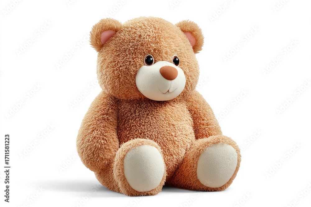 Obraz premium Adorable Sitting Teddy Bear