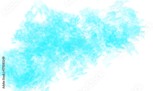 A detailed image showcasing fluffy white clouds against a blue sky with a black background above them