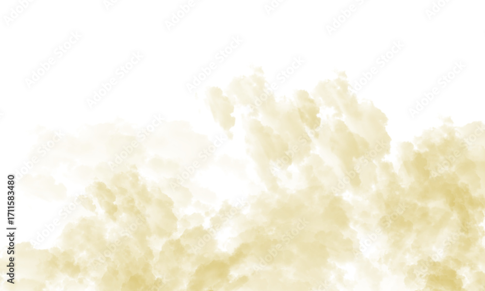 Naklejka premium A digitally rendered image of clouds with orange hues against a black background abstract design