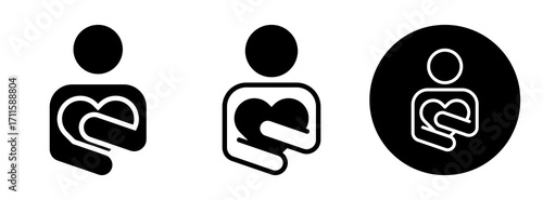 Self Esteem Icon Collection Glyph & Mixed Style