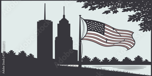 9/11 american patriot day,9/11 banner,we will never forget background,9/11 vector