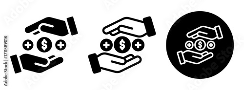 Benefits Icon Collection Glyph & Mixed Style