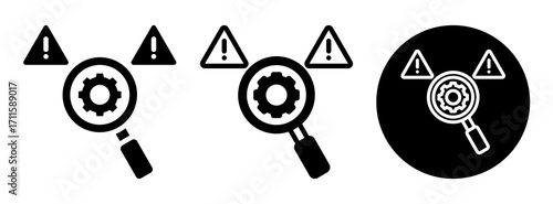 Identification Icon Collection Glyph & Mixed Style