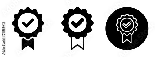 Ribbon Icon Collection Glyph & Mixed Style