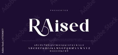 Premium luxury elegant alphabet letters and numbers. Vintage wedding typography classic serif font decorative vintage retro. creative vector illustration