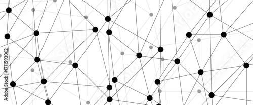 Abstract technology dot and line connection digital hi tech design concept background. Space for text. Vector illustration