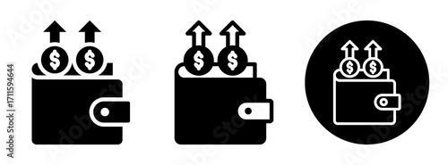 Expense Icon Collection Glyph & Mixed Style