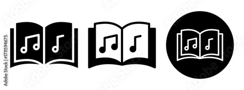 Songwriter Icon Collection Glyph & Mixed Style
