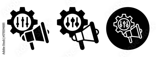 Campaign Tweaking Icon Collection Glyph & Mixed Style