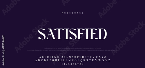 Luxury alphabet letters font and number. Typography elegant wedding classic lettering serif fonts decorative vintage retro concept. vector illustration