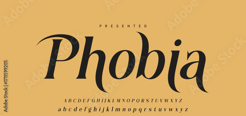 Luxury alphabet letters font and number. Typography elegant wedding classic lettering serif fonts decorative vintage retro concept. vector illustration