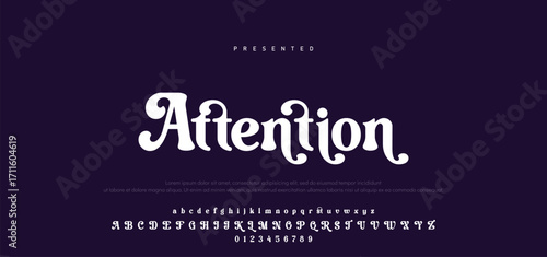 Elegant Font Uppercase Lowercase Number And Ampersand. Classic Lettering Minimal Fashion Designs. Typography modern serif fonts regular decorative vintage concept. vector illustration.