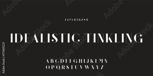 Elegant font alphabet logo. Typography Beauty fashion luxury classic letters serif fonts decorative wedding vintage retro logos. vector illustration.