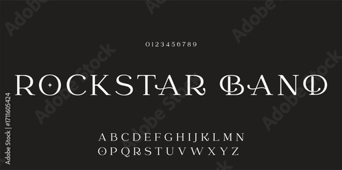 Elegant font alphabet logo. Typography Beauty fashion luxury classic letters serif fonts decorative wedding vintage retro logos. vector illustration.