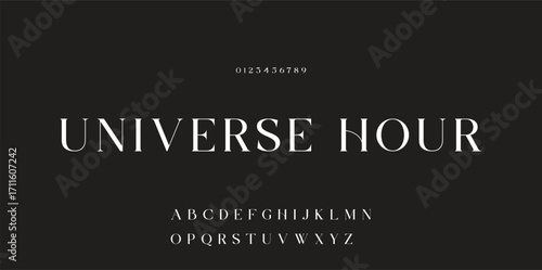 Elegant font alphabet logo. Typography Beauty fashion luxury classic letters serif fonts decorative wedding vintage retro logos. vector illustration.