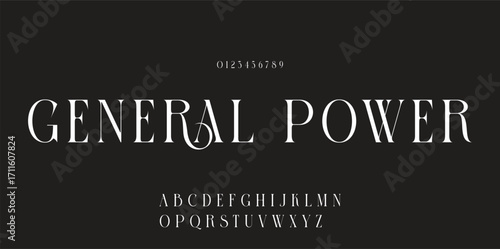 Elegant font alphabet logo. Typography Beauty fashion luxury classic letters serif fonts decorative wedding vintage retro logos. vector illustration.