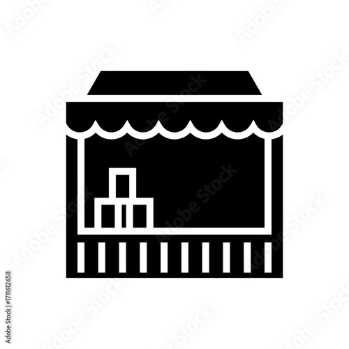 Market Stall icon design