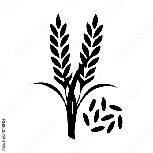 Rice Plant Icon