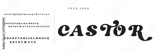 Lettering Minimalist Fashion. Elegant alphabet letters serif font and number. Typography fonts regular uppercase, lowercase.